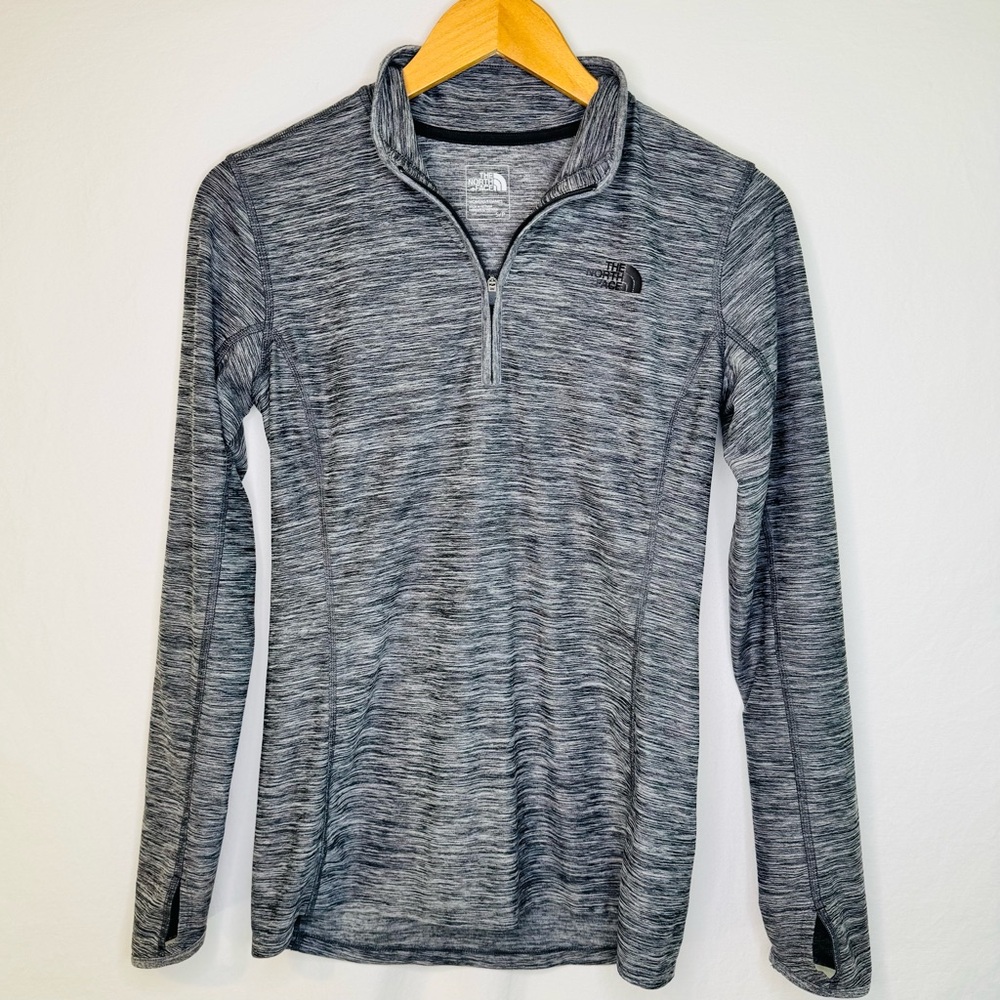 The North Face Heathered Gray Pullover Women’s Small‎